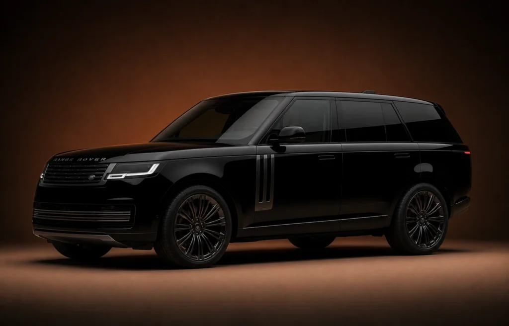 Black Range Rover SUV for premium Los Angeles black car service
